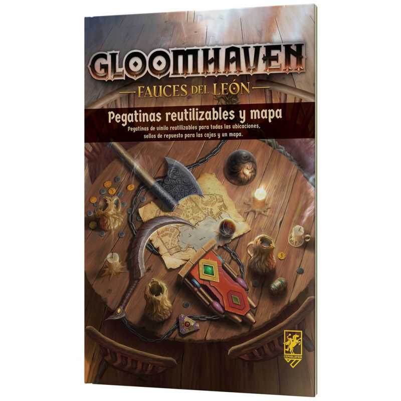 GLOOMHAVEN: FAUCES DEL LEON STICKERS REUTILIZABLES