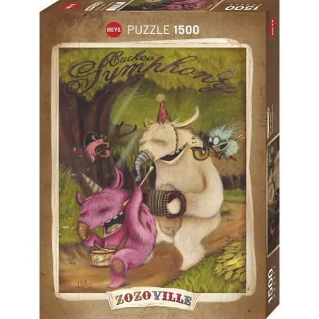 Puzzle 1500 pzs. ZOZOVILLE, Cuckoo Symphony
