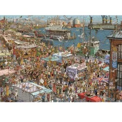 Puzzle 2000 pzs. GOBEL & KNORR, Fresh Fish!