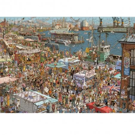 Puzzle 2000 pzs. GOBEL & KNORR, Fresh Fish!