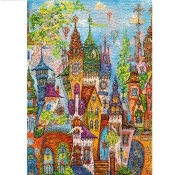Puzzle 1000 pzs. Charming Village, Red Arches