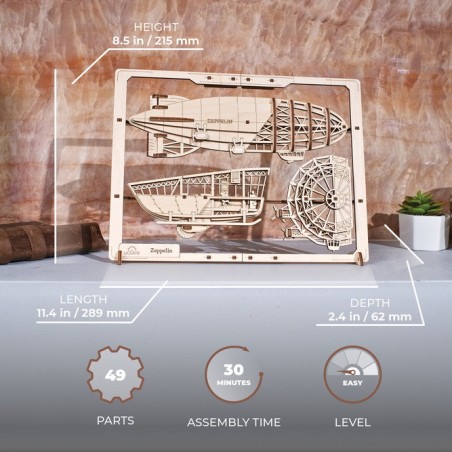PUZZLE 2.5D ZEPELIN