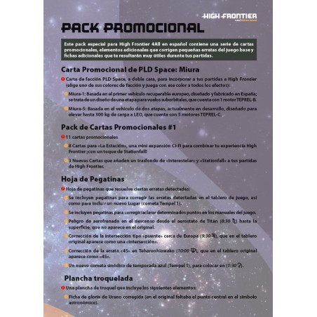 HIGH FRONTIER 4 ALL PACK PROMOCIONAL