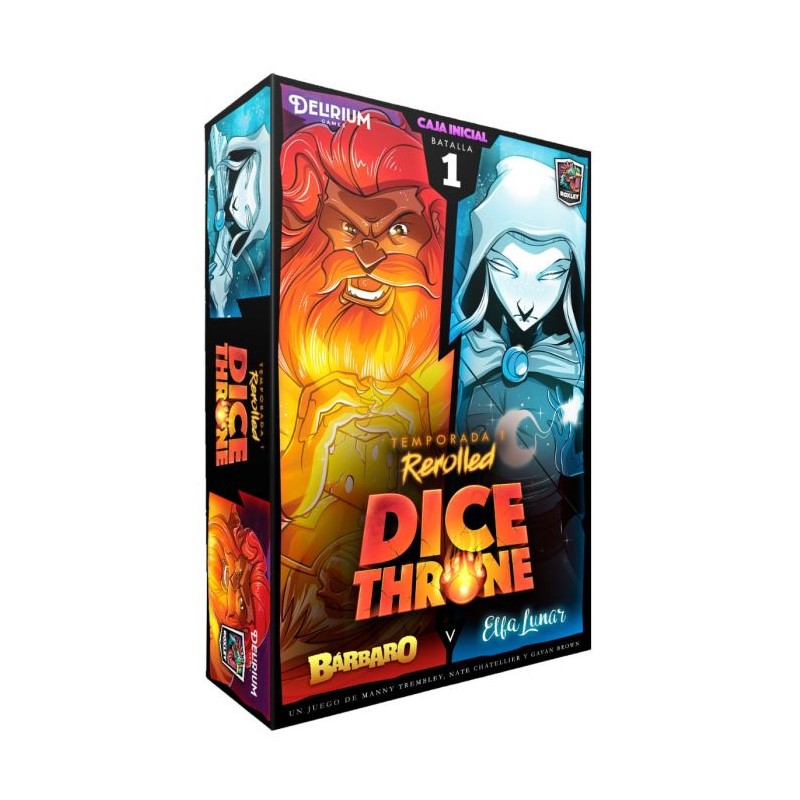 DICE THRONE CAJA 1: BARBARO VS ELFA LUNAR