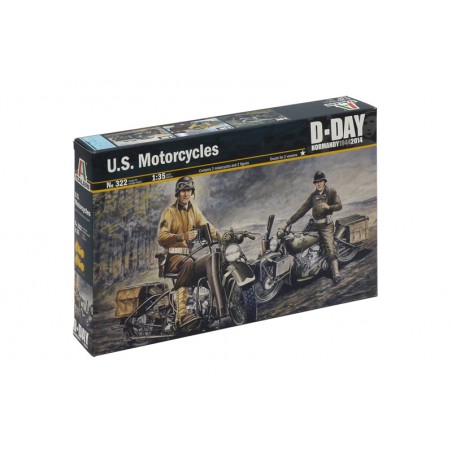 MODELO 1:35 US MOTORCYCLES WWII