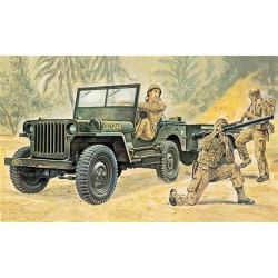 MODELO 1:35 JEEP WILLYS MB (with trailer)