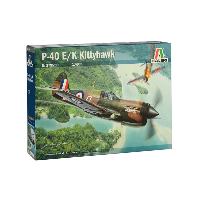 MODELO 1:48 P-40 E/K KITTYHAWK
