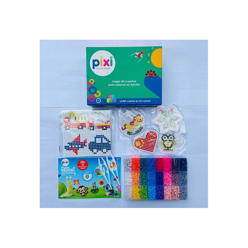 PIXI BEADS KIT DE 24 COLORES 4800 PIEZAS