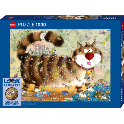 Puzzle 1000 pzs. Look Closely!, At The Cat