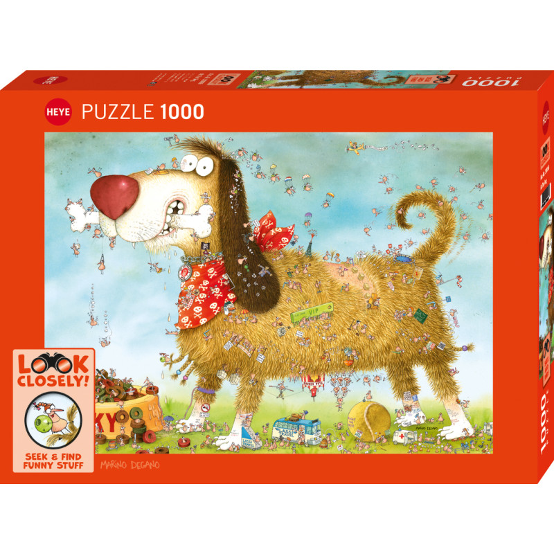 Puzzle 1000 pzs. Look Closely!, At The Dog
