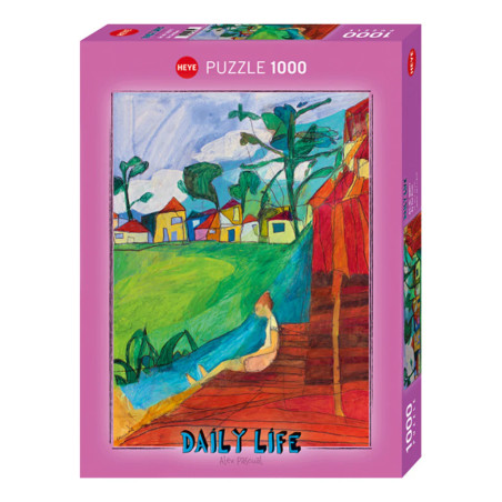 Puzzle 1000 pzs. Daily Life, By The River