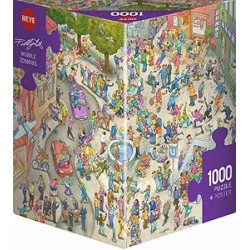 Puzzle 1000 pzs. Mitgutsch, Mobile Zombies