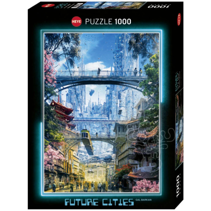 Puzzle 1000 pzs. Future Cities, Markets District