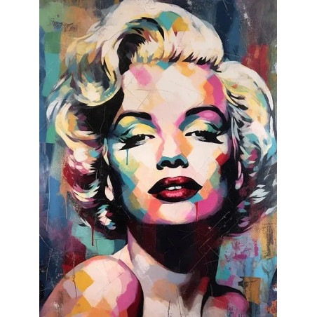 KIT PAINT BY NUMBERS MARILYN III 50x65