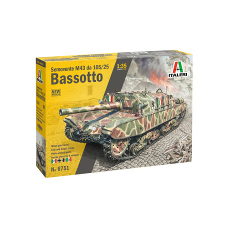 MODELO 1:35 SEMOVENTE M43 da 105/25 "Bassotto"