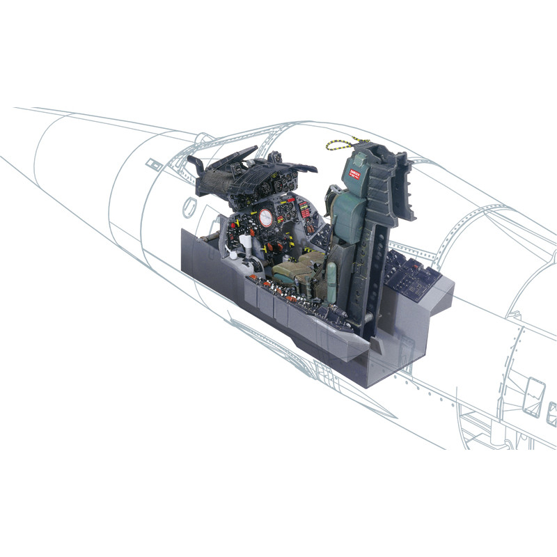 MODELO 1:12 F-104 G COCKPIT