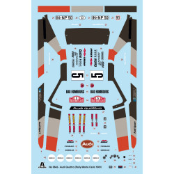 MODELO 1:24 AUDI QUATTRO RALLY
