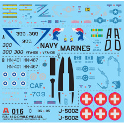 MODELO 1:72 F/A 18 WILD WEASEL C/D