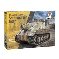 MODELO 1:35 38 cm RW 61 aus STURMMORSER TIGER