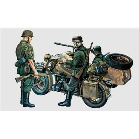 MODELO 1:35 BMW R75 WITH SIDECAR
