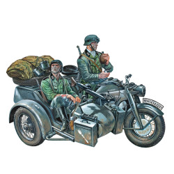 MODELO 1:35 ZUNDAPP KS 750 with sidecar