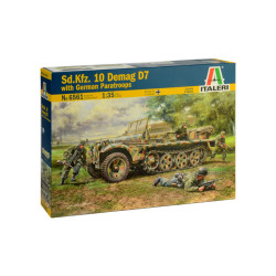 MODELO 1:35 Sd.Kfz. 10 DEMAG D7 with paratroopers