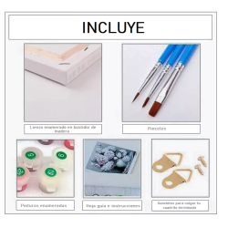 KIT PAINT BY NUMBERS UP 40X50