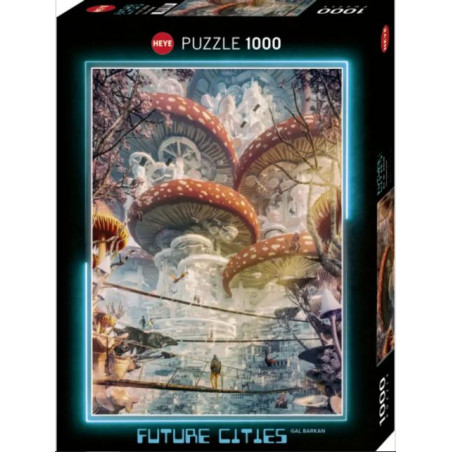 Puzzle 1000 pzs. Future Cities, Shroomland