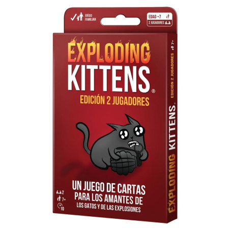 EXPLODING KITTENS ED. 2 JUGADORES