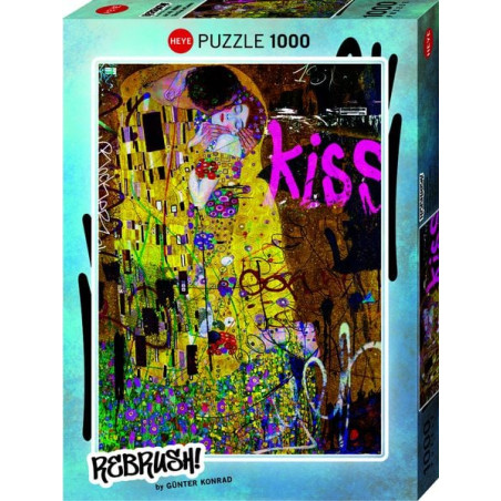 Puzzle 1000 pzs. Rebrush! The Kiss of Lovers