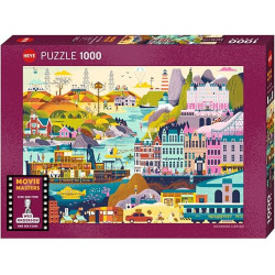 Puzzle 1000 pzs. Movie Masters, Wes Anderson Films