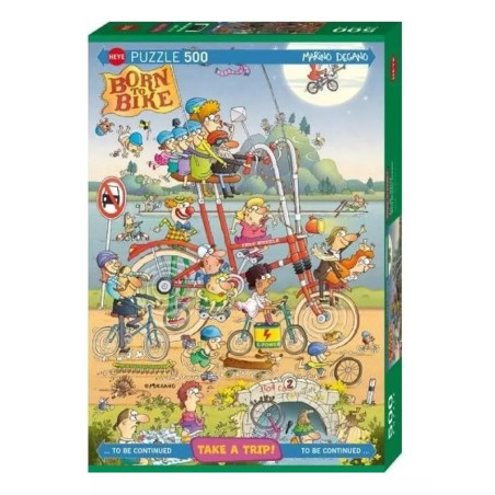 Puzzle 500 pzs. Take a Trip! With Jon Burgerman