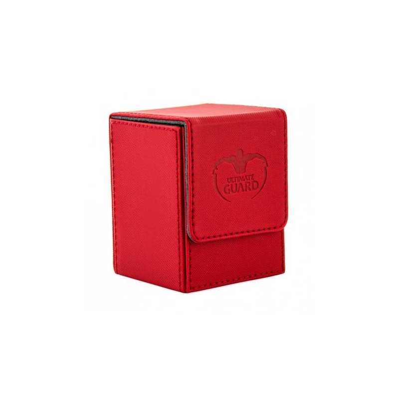 FLIP DECK CASE 100+ STANDARD SIZE XENO SKIN ROJO