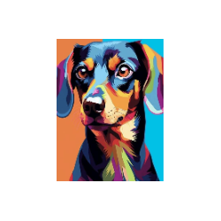 KIT PAINT BY NUMBERS AMIGO FIEL 30X40