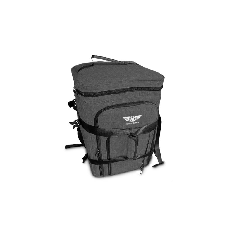MOCHILA DE JUEGOS GRIS CARBON