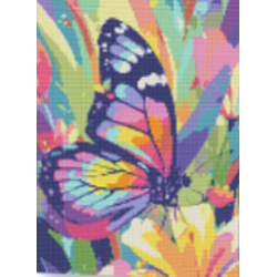 KIT DIAMOND PAINTING CON BASTIDOR MARIPOSA SERENA 30X40