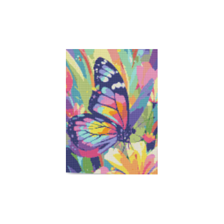 KIT DIAMOND PAINTING CON BASTIDOR MARIPOSA SERENA 30X40