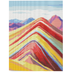 KIT DIAMOND PAINTING CON BASTIDOR ALTURA ANDINA 30x40