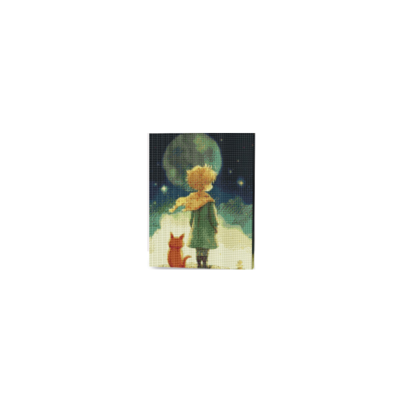 KIT DIAMOND PAINTING CON BASTIDOR PRINCIPITO SANADOR 30x40