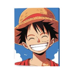 KIT PAINT BY NUMBERS CON BASTIDOR PIRATA INQUEBRANTABLE - ONE PIECE 30X40