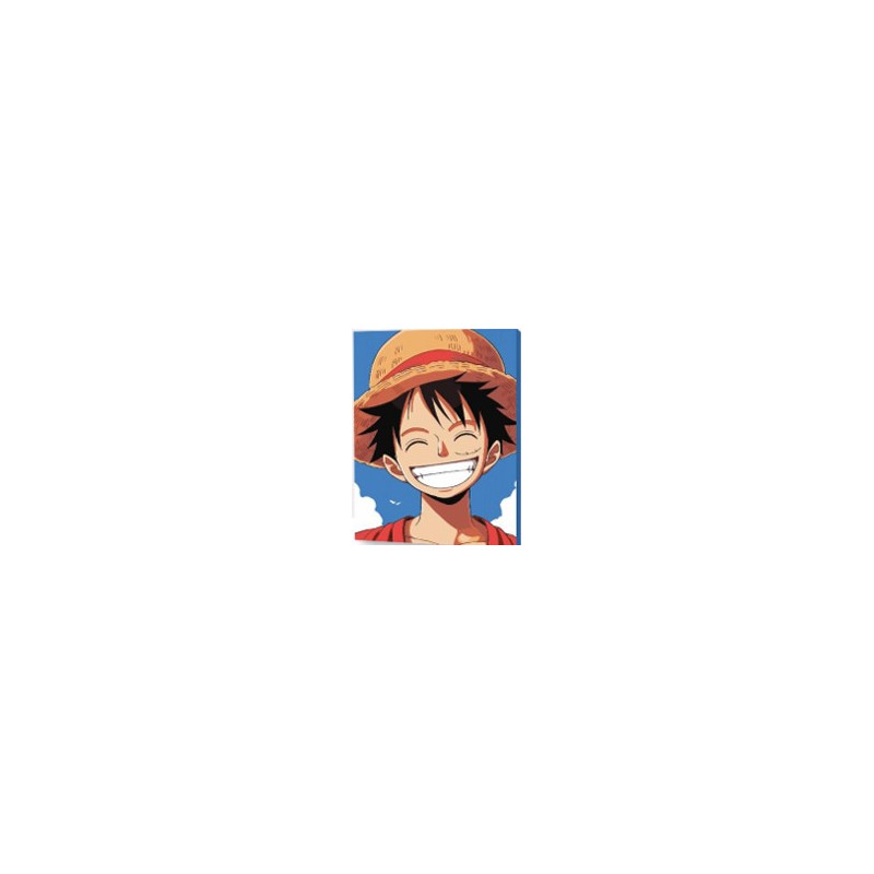 KIT PAINT BY NUMBERS CON BASTIDOR PIRATA INQUEBRANTABLE - ONE PIECE 30X40
