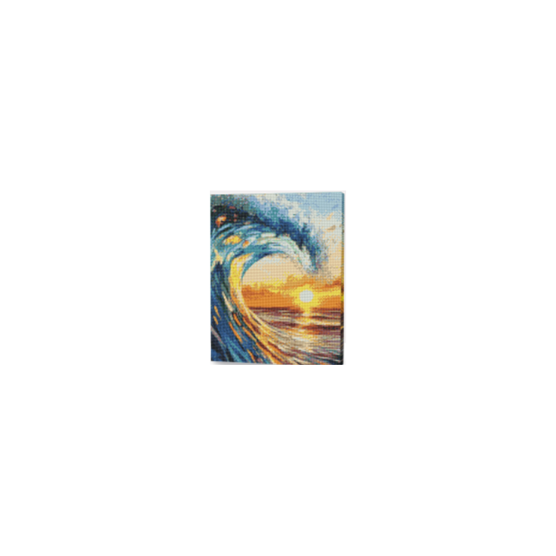 KIT DIAMOND PAINTING CON BASTIDOR VIBRA MARINA 30x40