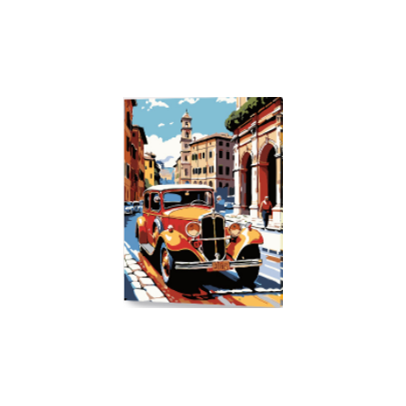 KIT PAINT BY NUMBERS CON BASTIDOR VIBRA RETRO 40X50