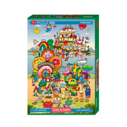 Puzzle 500 pzs. Take a Trip! With Jon Burgerman