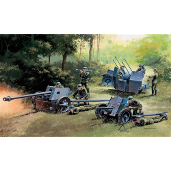MODELO 1:72 GERMAN GUNS SET: PAK35-PAK40-FLAK38