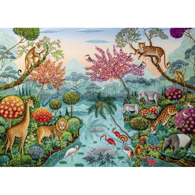 Puzzle 1000 pzs. EXOTIC GARDEN, Lagoon Paradise