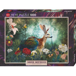 Puzzle 1000 pzs. FAUNA FANTASIES, Jackalope