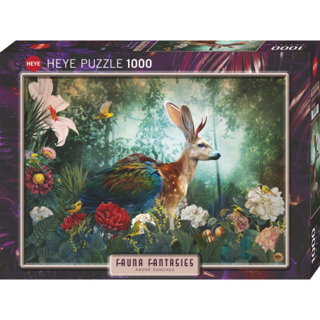 Puzzle 1000 pzs. FAUNA FANTASIES, Jackalope