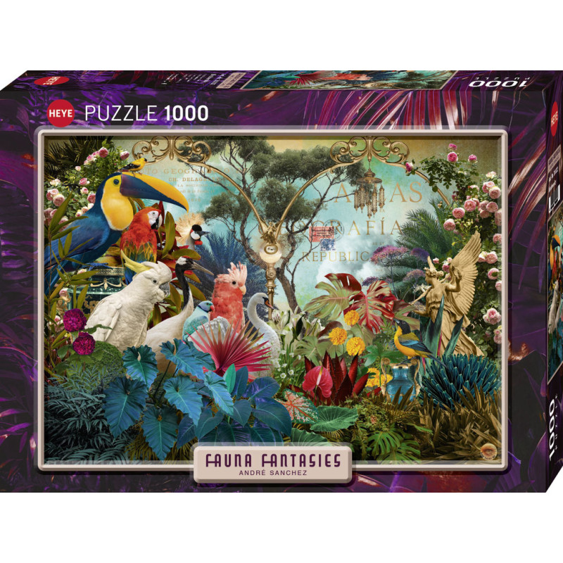 Puzzle 1000 pzs. FAUNA FANTASIES, Birdiversity