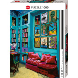 Puzzle 1000 pzs. Home, Room With Red Sofa